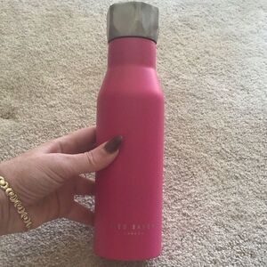 Ted Baker Pink Insulated Stainless Steel Bottle 16oz